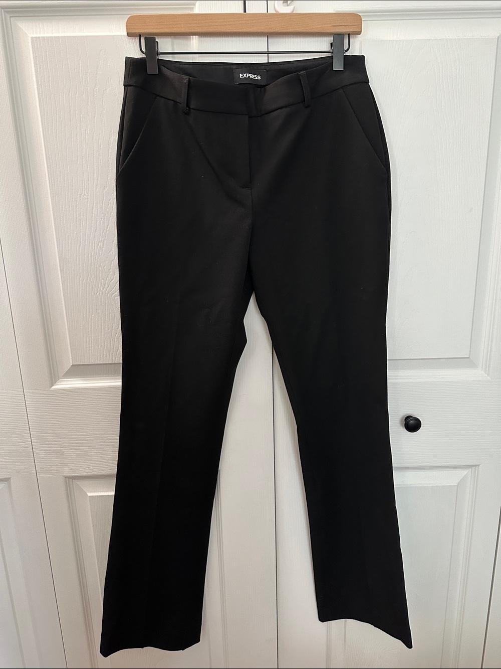 Express Columnist Barely Boot Black Women's Dress Trousers